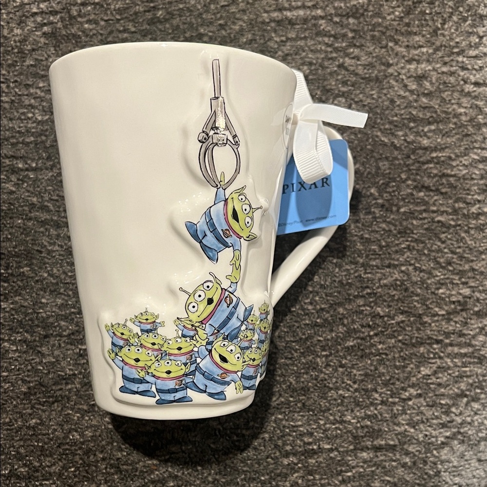 Rae Dunn Disney Pixar Toy Story Aliens Claw Ceramic Mug